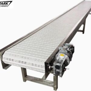 Plastic mesh belt conveyor